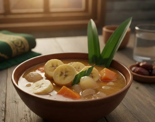 Resep Kolak Pisang Gula Merah Tanpa Santan untuk Berbuka yang Lebih Ringan cover